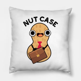 Nut Case Funny Peanut Puns Pillow