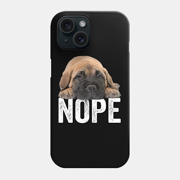 Bullmastiff - Bullmastiff Nope Phone Case by Kudostees