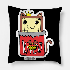Kit Kat Pillows Teepublic