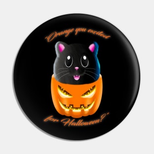 Orange you exited for Halloween ? Pin