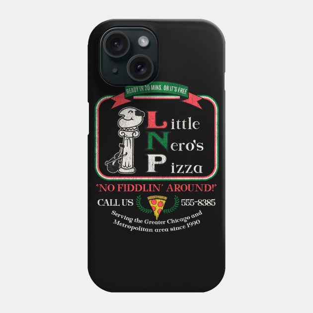 Little Nero's Pizza Dks Worn Out Phone Case by Alema Art