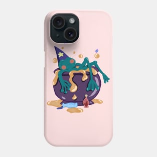 Wizard Frog Bath Phone Case