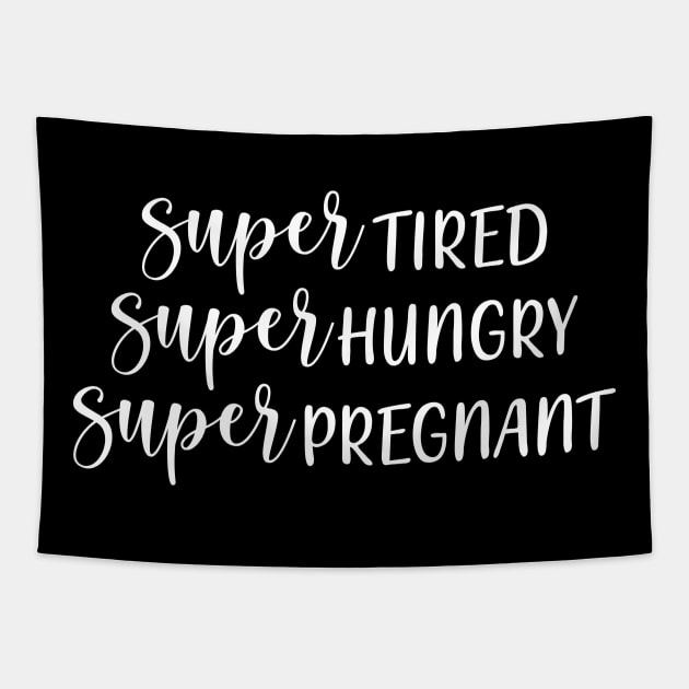 Super tired, super hungry, super pregnant Tapestry by colorbyte