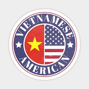Proud Vietnamese-American Badge - Vietnam Flag Magnet