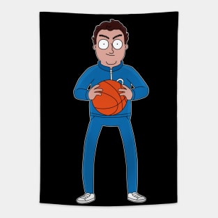 Hoops couch Tapestry