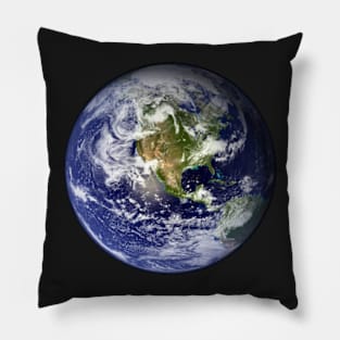 EARTH - USA/CANADA/CENTRAL AMERICA WESTERN HEMISPHERE Pillow