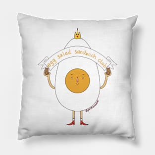 Egg Salad Sandwich Club Pillow