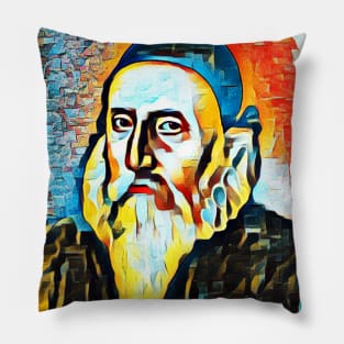 John Dee Abstract Portrait | John Dee Artwork 4 Pillow