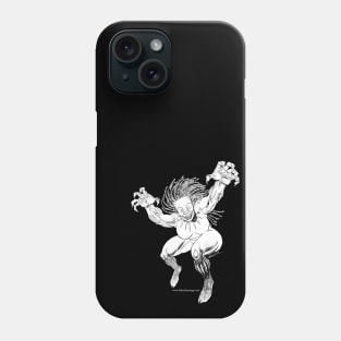 MSAB! BlackPantherBlackout Black and White Phone Case