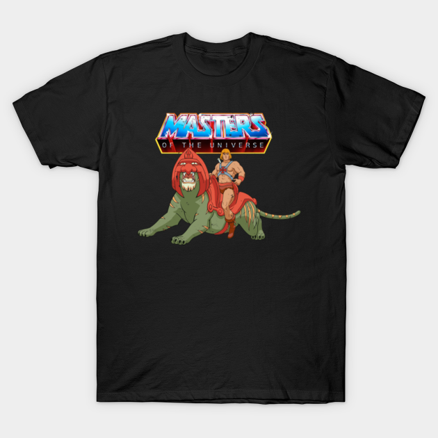 He-Man and Battle Cat - He Man - T-Shirt