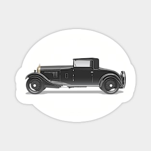 Retro Car Illustration Magnet