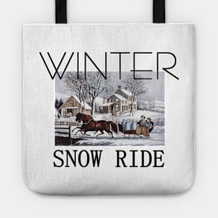 Winter Sleigh Ride Tote