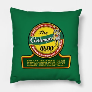 Cushman Husky Scooters USA Pillow