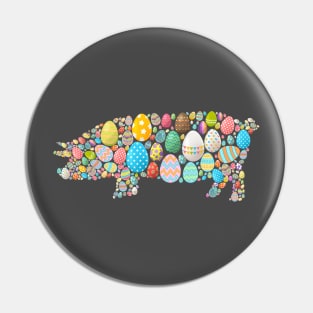 Pig Easter Egg. Pin