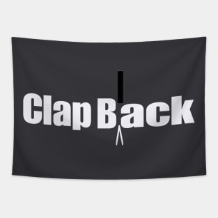 Clap Black - Front Tapestry