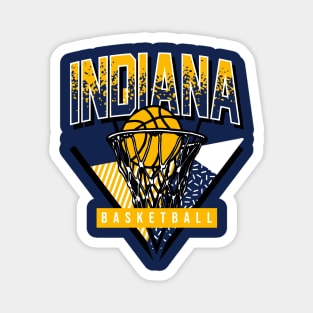 Indiana Basketball 90s Throwback Magnet