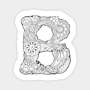 Letter B Magnet