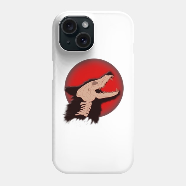 Blood Moon Werewolf Phone Case by tygerwolfe