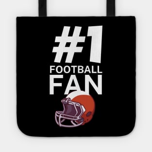 #1 Football fan Tote