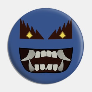 smiling monster Pin