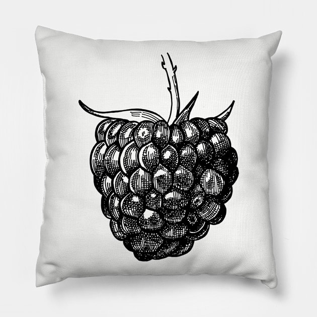 Raspberry Pillow by senkova