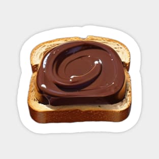 Chocolate Kawaii Yummy Coffee Vintage Bread Sandwich Toast Retro Magnet