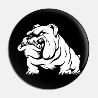 English Bulldog Cartoon Pin