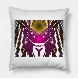 Congratulations! in White, Purple and Gold Pillow