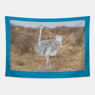 Nandu Ostrich Tapestry