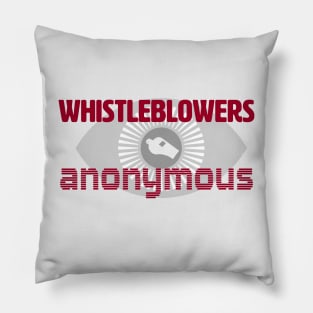 Whistleblowers Anonymous Pillow