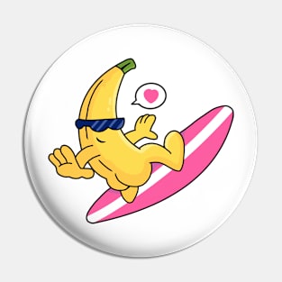 Crazy surfing banana to valentine day! Pin