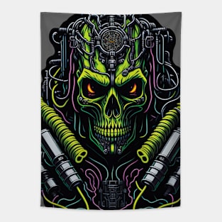 Cyborg Heads S02 D35 Tapestry