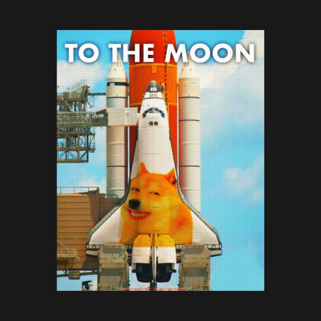 To the moon by happymonday