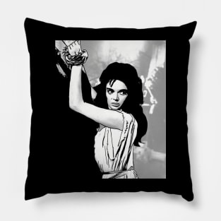 Barbara Steele Art Pillow