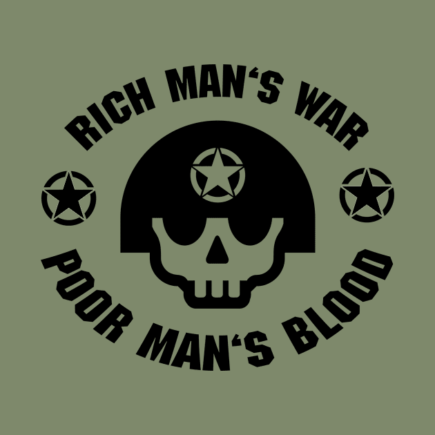 Rich Man's War (Black) by Graograman