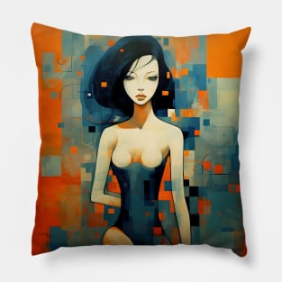 Surreal Girl Pillow