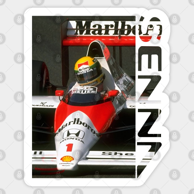 Aufkleber Ayrton-Senna-Helm