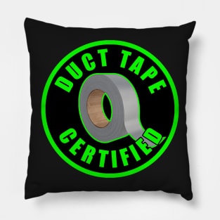 Duct Tape Certified Pillow