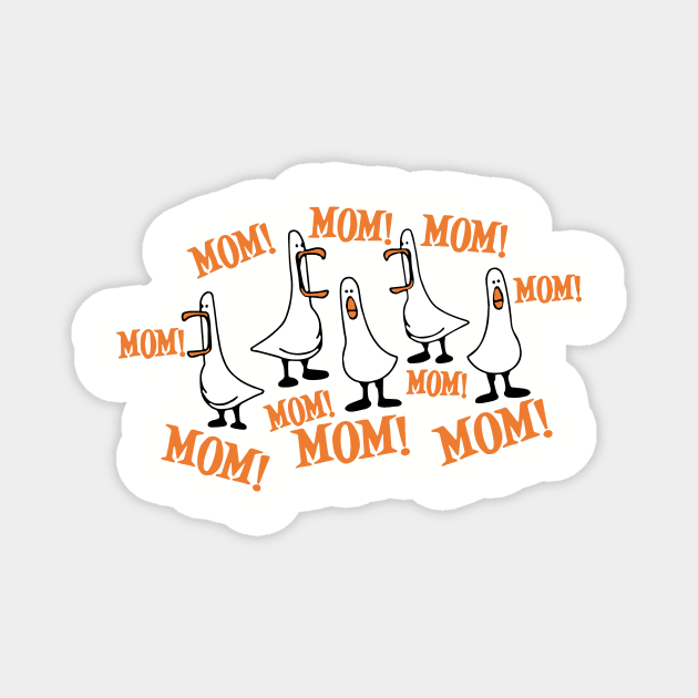 Mom Mom Mom Mom And Mom Magnet by hathanh2