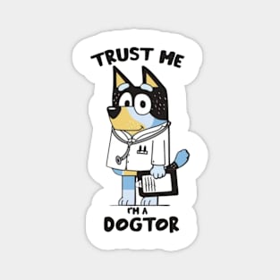 bluey dogtor Magnet