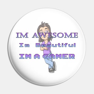 I am Beautiful Pin