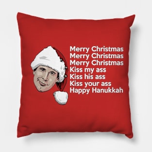 Merry Christmas, , , kiss my ass! Pillow