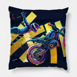 Freestyle Motocross flying trick Pillow