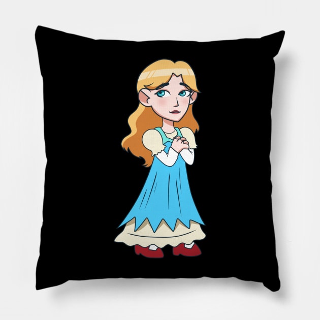 Mini Erina Pendleton Pillow by emmydragonartz 