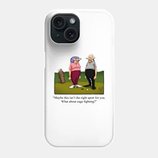 Funny Spectickles Golfing Cartoon Phone Case