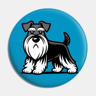 Cartoon Schnauzer Pin