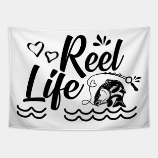 Reel Fishing Life Tapestry