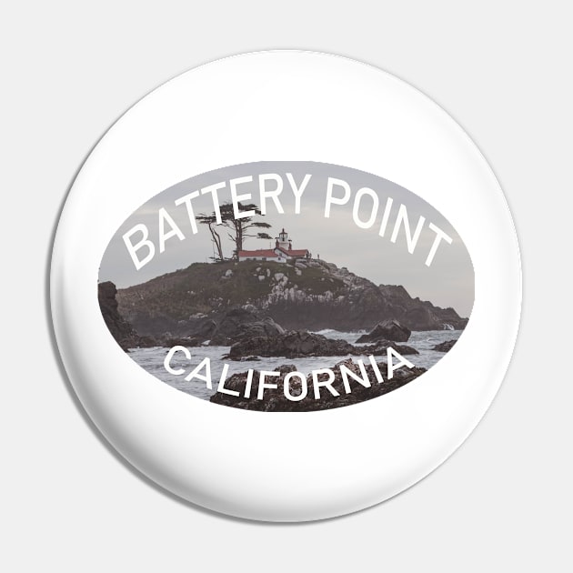 Battery Point Lighthouse Crescent City California Pin by stermitkermit