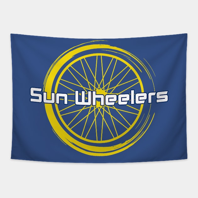 Sun Wheelers 'Main' Logo Tapestry by Virginia Sun Wheelers