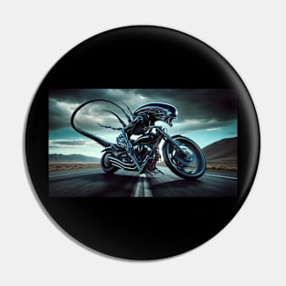 Alien Biker I Pin